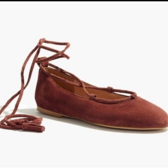 Madewell Inga lace up flats - Picture 2 of 9